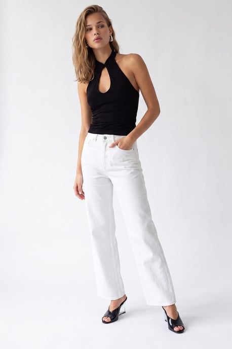 Damen gerade geschnittene Hose - Image 3