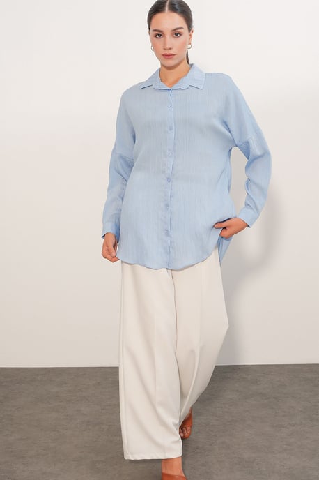 Damen Viskose Nylon Hemd - Image 2