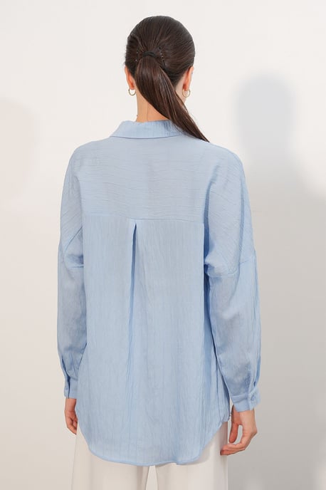 Damen Viskose Nylon Hemd - Image 6