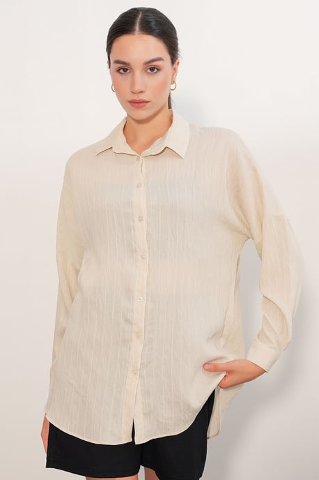 Damen Viskose Nylon Hemd - Image 1