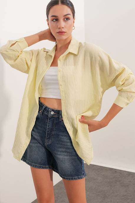 Damen Viskose-Nylon-Shirt - Image 1
