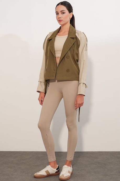 Kurzer Wickelmantel - Image 2
