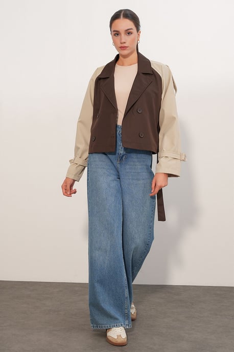 Kurzer Wickelmantel - Image 2
