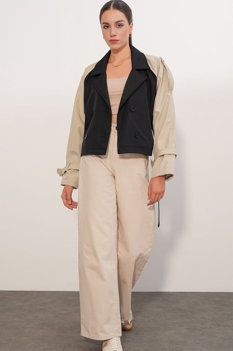 Kurzer Wickelmantel - Image 3