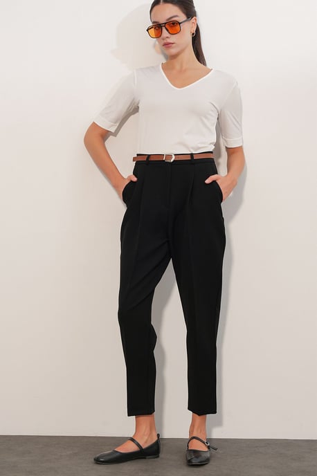 Damen gerade geschnittene Hose - Image 3