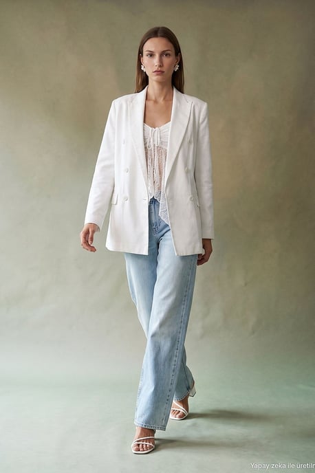 Tencel Baumwoll-Leinenjacke - Image 1