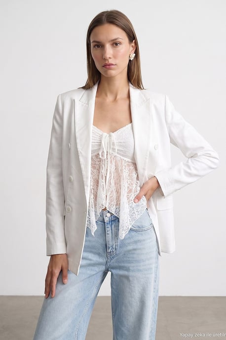 Tencel Baumwoll-Leinenjacke - Image 2