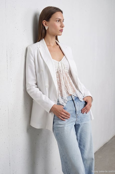 Tencel Baumwoll-Leinenjacke - Image 4
