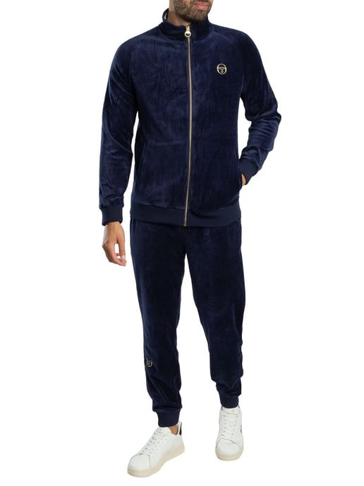 Sergio Tacchini Court Jogginghose Aus Velours, Blau - Image 6