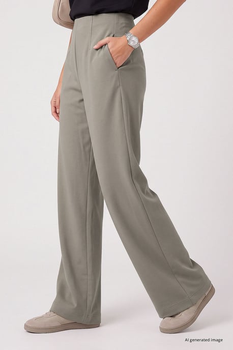 Damen gerade geschnittene Hose - Image 2