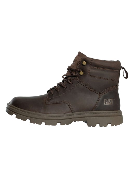 Caterpillar Practitioner Mid Leather Boots, Braun - Image 2
