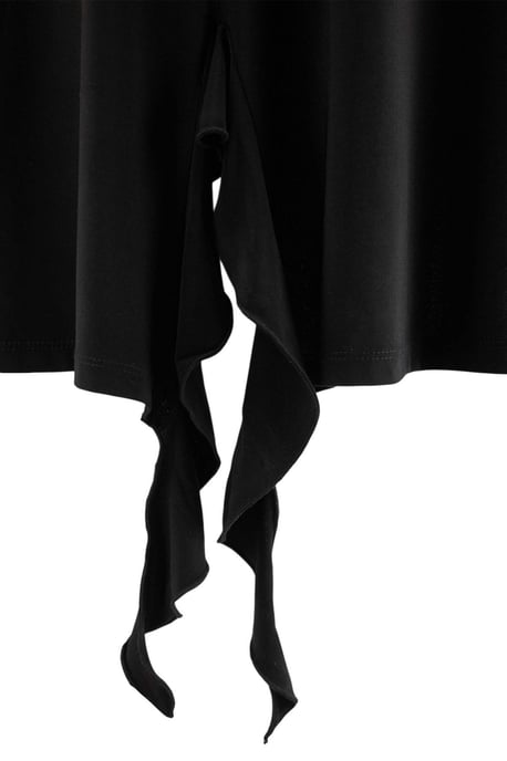Trendyol Curve Damen Schwarz Einfarbig Kurz / Mini Lang Skater Große Größen Kleid - Image 2