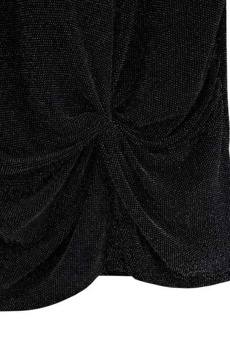 Trendyol Curve Damen Schwarz Einfarbig Kurz / Mini Lang Bodycon Große Größen Kleid - Image 5