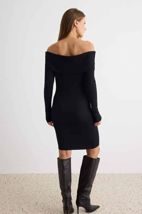 Trendyol TRENDYOLMİLLA Damen Bodycon-Kleid, kurz/mini, tailliert - Schwarz - Image 3