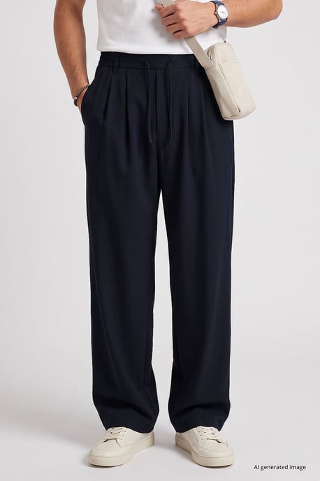 Herren Viskoseblend-Hosen - Image 3