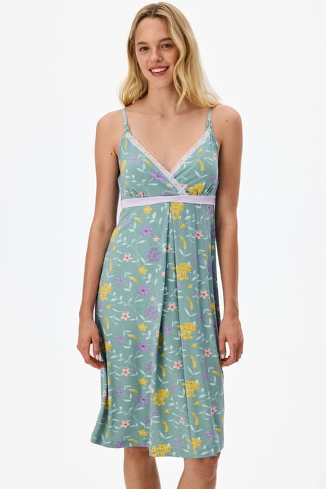 Mama Blossom Spitzen-Nachtkleid mit offenen Mustern - Image 2