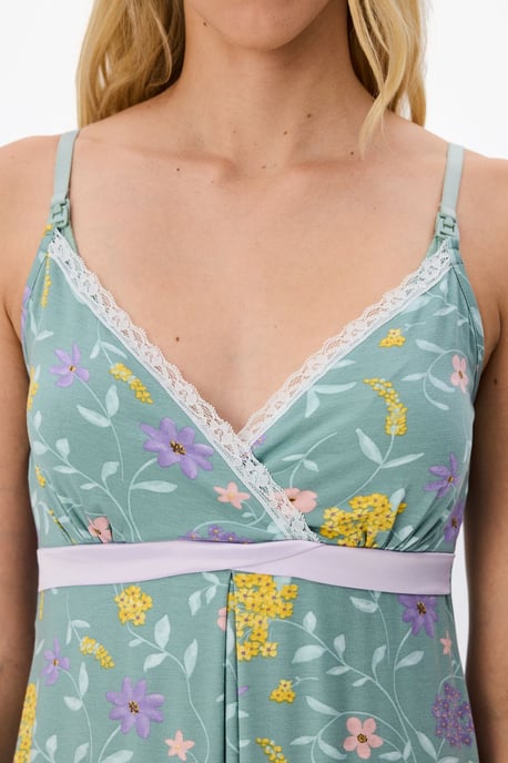 Mama Blossom Spitzen-Nachtkleid mit offenen Mustern - Image 3