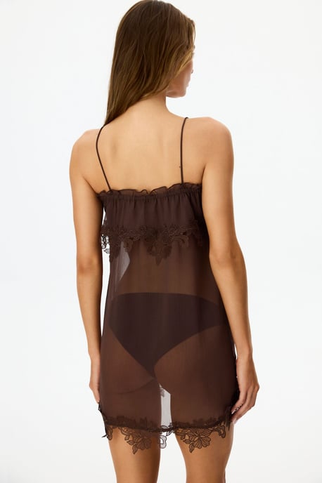 Jasmin Chiffon-Spitzen-Nachtkleid - Image 4