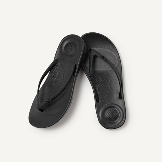 Fitflop Iqushion Damen Flip-Flop Ganz Schwarz - Image 5