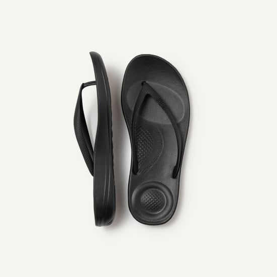 Fitflop Iqushion Damen Flip-Flop Ganz Schwarz - Image 6