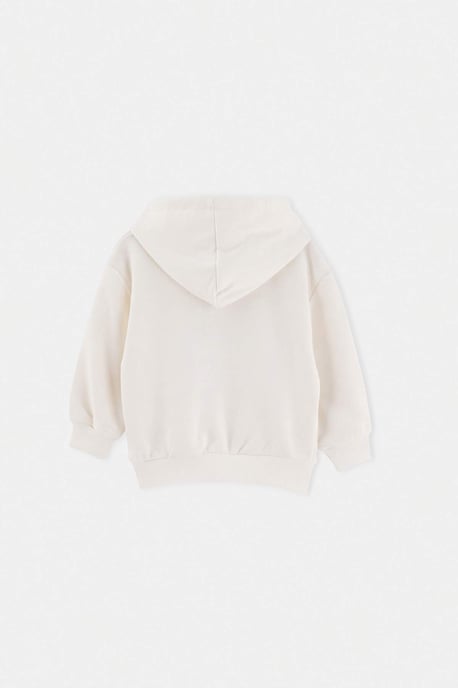 TRENDYOLKIDS Mädchen Ecru Einfarbig Lang, Regular Fit Sweatshirts - Image 2