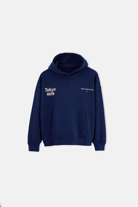 TRENDYOLKIDS Jungen Dunkelblau Einfarbig Lang, Regular Fit Sweatshirts - Image 4