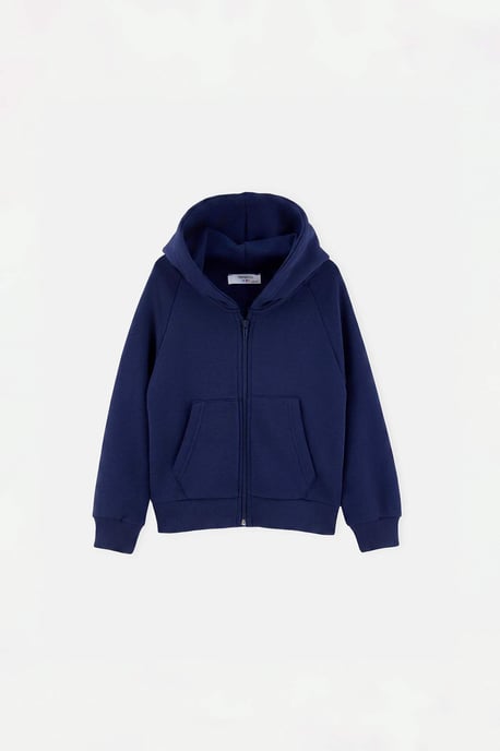 TRENDYOLKIDS Mädchen Dunkelblau Einfarbig Lang, Regular Fit Sweatshirts - Image 5