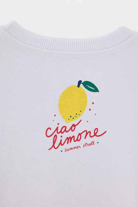 TRENDYOLKIDS Jungen Weiß Mit Grafikprint Lang, Oversize Sweatshirts - Image 3