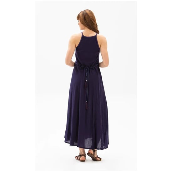 Sima Langes Sommerkleid aus schickem Shile-Stoff, Lila - Image 2