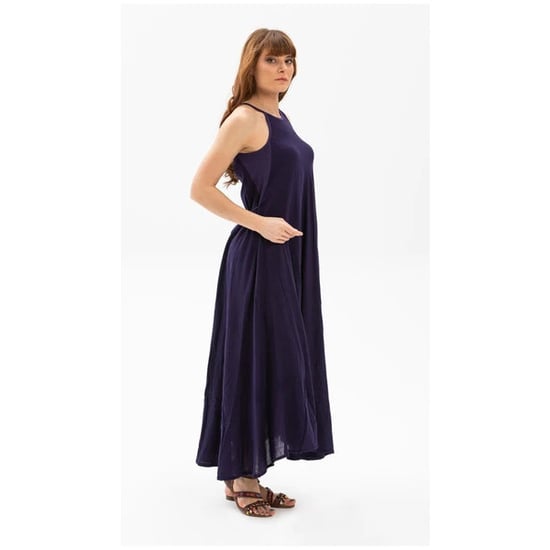 Sima Langes Sommerkleid aus schickem Shile-Stoff, Lila - Image 3