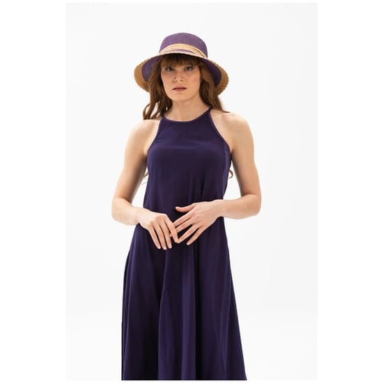 Sima Langes Sommerkleid aus schickem Shile-Stoff, Lila - Image 5