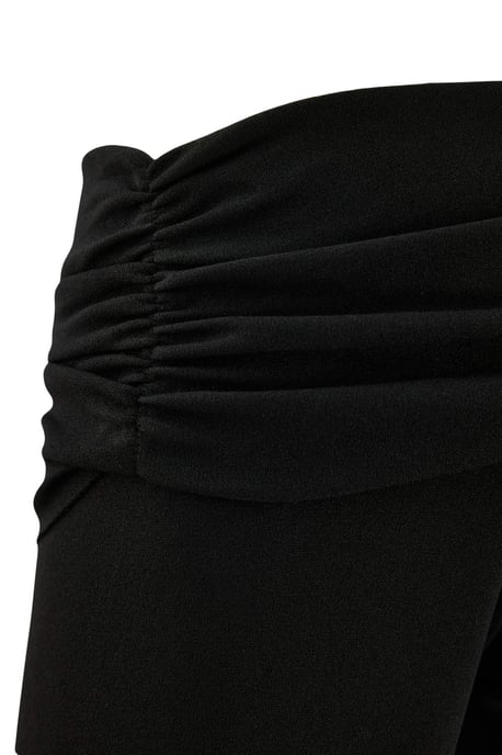 Trendyol Curve Damen Schwarz Einfarbig Maxi Lang Etui-Schnitt Große Größen Kleid - Image 3