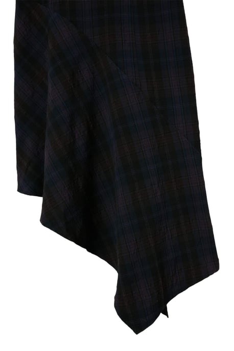 Trendyol Midi-Kleid in A-Linie mit Karomuster, kurz - Braun - Image 2