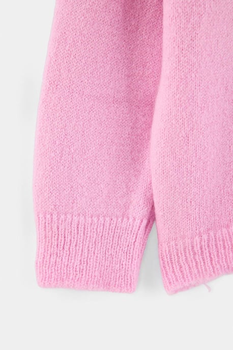 TRENDYOLKIDS Mädchen Rosa Einfarbig Lang, Regular Fit Pullover - Image 5