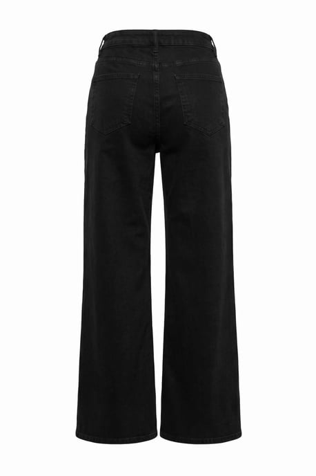 Trendyol Damenjeans mit normaler Taille, gerade Passform - Schwarz - Image 2