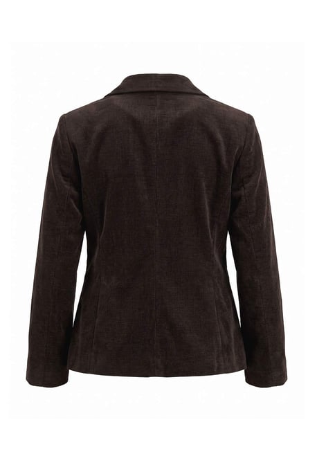 Trendyol Damen einreihiger Blazer, lang, regular fit - Dunkelbraun - Image 2