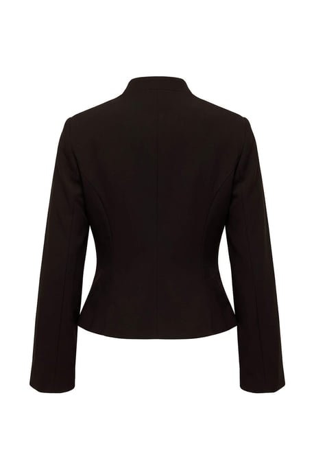 Trendyol TRENDYOLMİLLA taillierter Longblazer, einfarbig - Dunkelbraun - Image 2