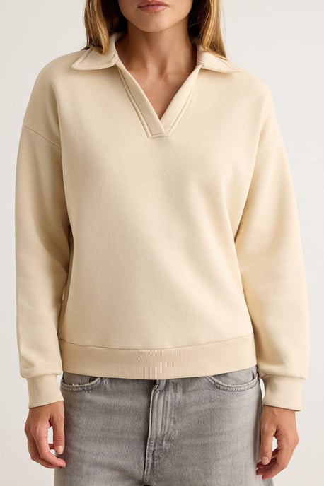 TRENDYOLMİLLA Damen Grau Einfarbig Lang, Oversize Sweatshirts - Image 2
