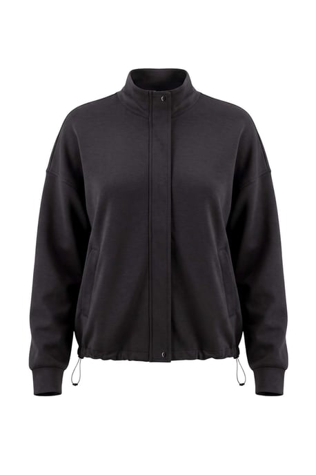 TRENDYOLMİLLA Damen Grau Einfarbig Lang, Oversize Sweatshirts - Image 4