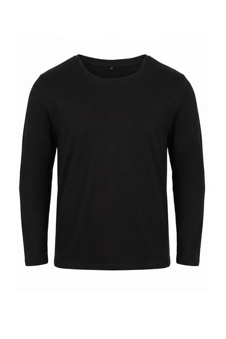 Trendyol Herren-T-Shirt, lang, regular fit, große Größen - Schwarz - Image 3