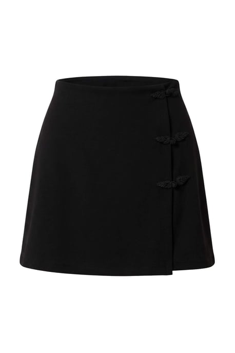 TRENDYOLMİLLA Damen Schwarz Einfarbig Hosenrock Normale Taille Shorts Bermudashorts - Image 3