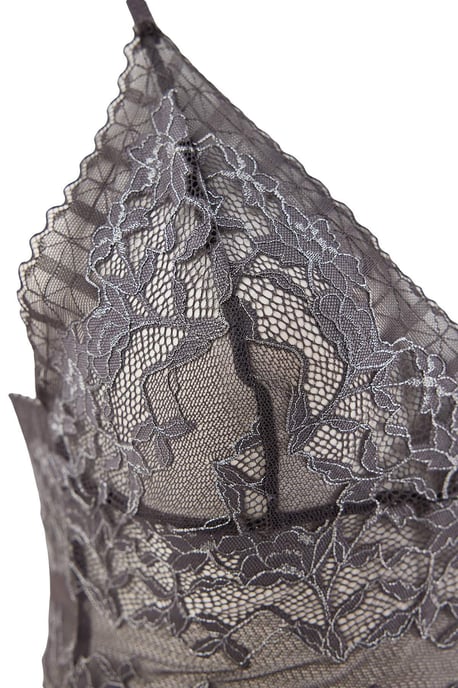 TRENDYOLMİLLA Damen 2er Pack Grau Einfarbig Ungepolstert Unterwäsche Sets - Image 3