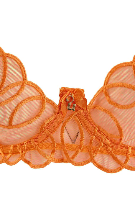 TRENDYOLMİLLA Damen 3er Pack Orange Einfarbig Ungepolstert Unterwäsche Sets - Image 5