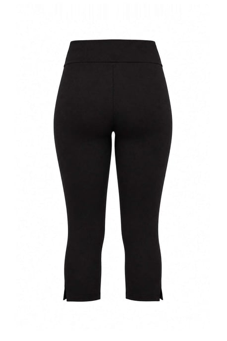 TRENDYOLMİLLA Damen Schwarz Einfarbig Hohe Taille Sport- Leggings - Image 2
