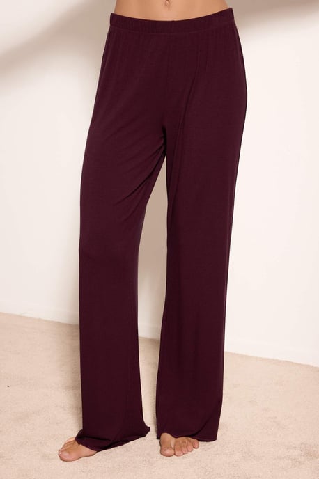 TRENDYOLMİLLA Damen 2er Pack Lila Einfarbig Lang Loungewear Regular Fit Pyjama- Sets - Image 3