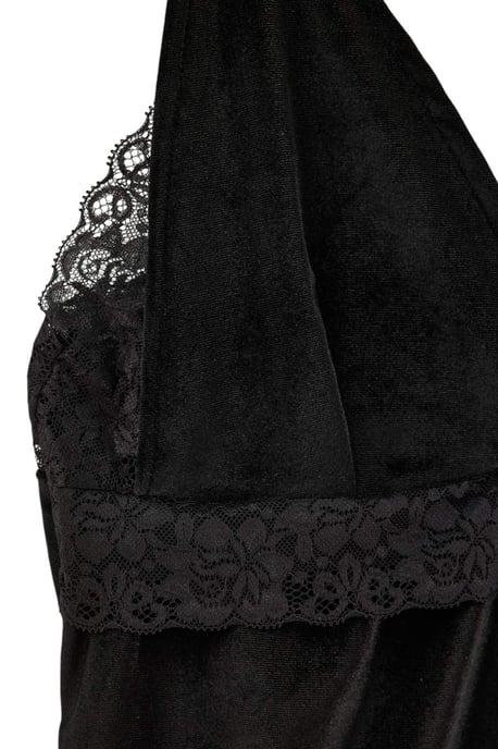 TRENDYOLMİLLA Damen Schwarz Einfarbig Lang, Regular Fit Pyjama- Sets - Image 5
