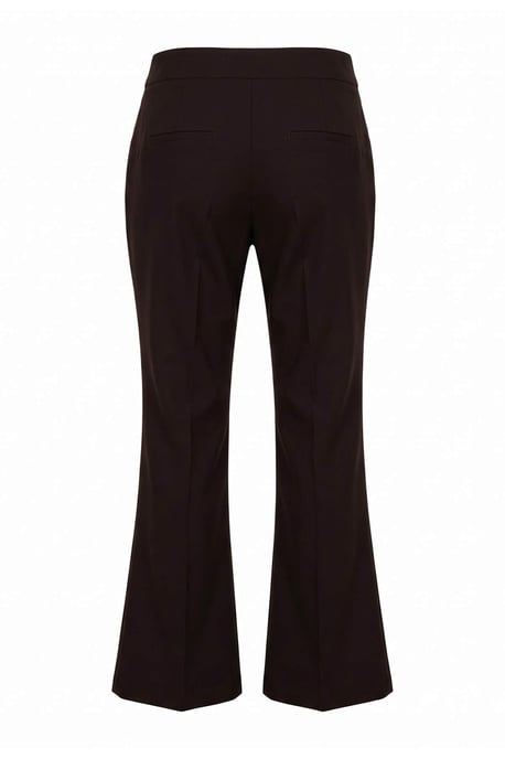 TRENDYOLMİLLA Damen Braun Einfarbig Weites Bein Normale Taille Hosen - Image 2