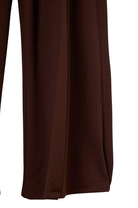 TRENDYOLMİLLA Damen Braun Einfarbig Weites Bein Normale Taille Hosen - Image 5