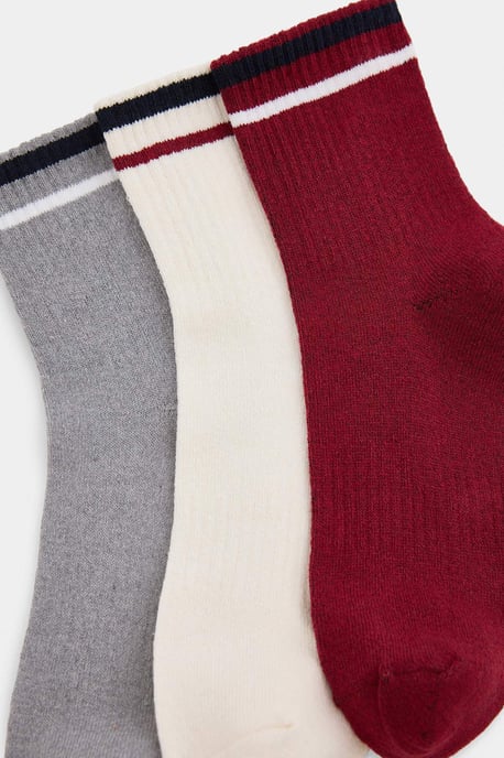 TRENDYOL MAN Herren Mehrfarbig Gestreift Socken - Image 2