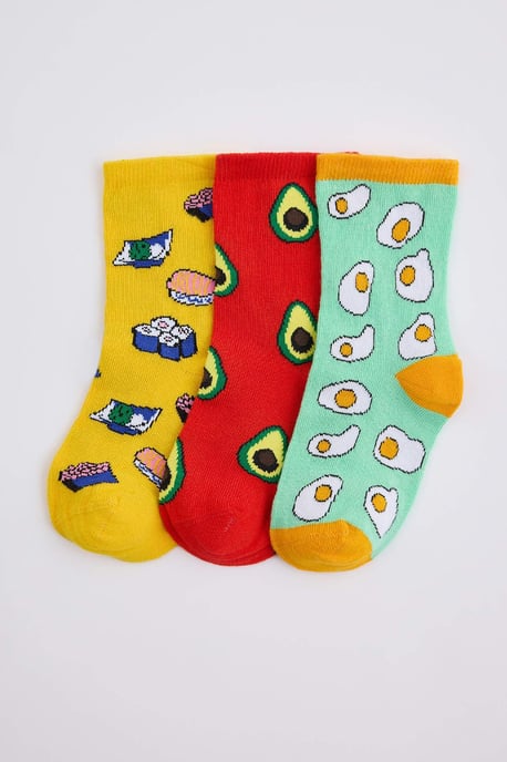 TRENDYOLKIDS Unisex Mehrfarbig Mit Grafikprint Socken - Image 1